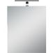 byLIVING Spree, behuizing mat wit spiegeldeuren | Hangkast, soft-close-functie, incl. LED-verlichting, badkamerkast met stekker en schakeldoos, B 50, H 60, D 20 cm