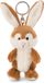 Nici Porte-clés Lapin Junior 10 cm Peluche/polyester Marron
