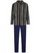 Pastunette - Pyjama - Adventure - Katoen/Modal - Groen/Blauw - Doorknoop - Maat M
