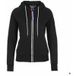 Peak Mountain sweat à capuche en polaire pour femme avec fermeture éclair intégrale Andore
