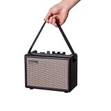 Coolmusic 15G Draagbare Bluetooth Amp, 2-in-1 Gitaarversterker voor Elektrische & Akoestische, Gain & Reverb Knoppen