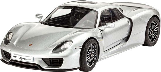 Revell 1:24 Porsche 918 Spyder Model Kit - 100 Parts - Plastic - Level 4