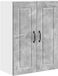 vidaXL Wandkast PORTO Beton Grijs 60 x 31 x 80 cm Bewerkt Hout