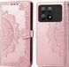 iMoshion Hoesje Xiaomi Poco X6 Pro - Book Case - Rosé Goud - Met Pasjeshouder