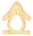 Petra's Knutsel-News mezenbollhouder huis, hout natuur, 18 cm
