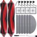 Roborock Accessoires et pièces de rechange pour robots aspirateurs Q10 S5 et Q10 S5+ - 2 brosses principales, 4 filtres, 4 brosses latérales, 6 tampons de vadrouille