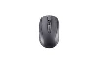 Deltaco MS-809 Muis Reizen Ambidextrous RF Wireless + USB Type-A 1200 DPI Zwart