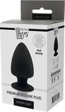 Dream Toys Cheeky Love Premium Silicone Plug S - Black