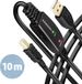 Axagon ADR-210B USB-kabel USB 2.0 10 m Zwart
