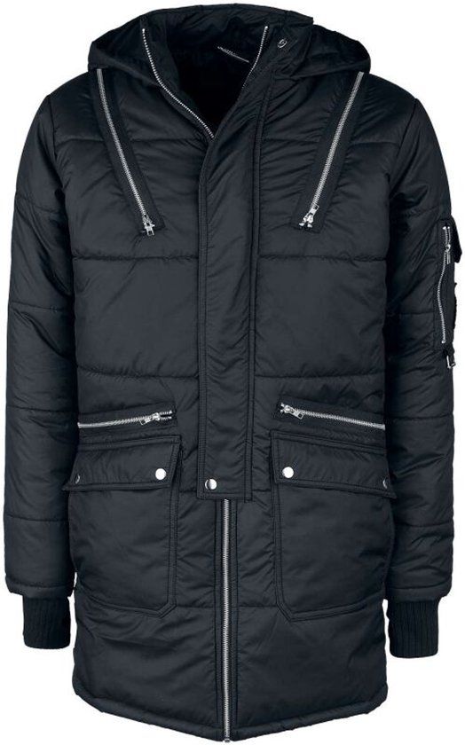Chemical Black Morte Parka Heren Parka - zwart - XL