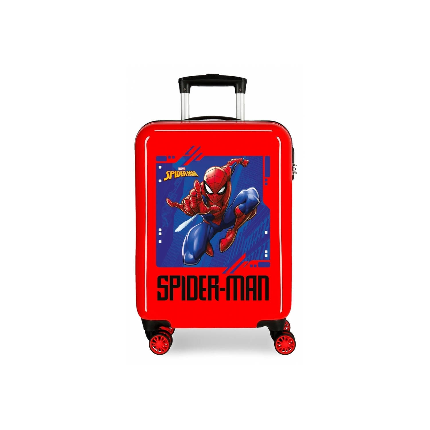 Marvel marvel spirderman kinderkoffer 55 cm abs 4 w red hardside