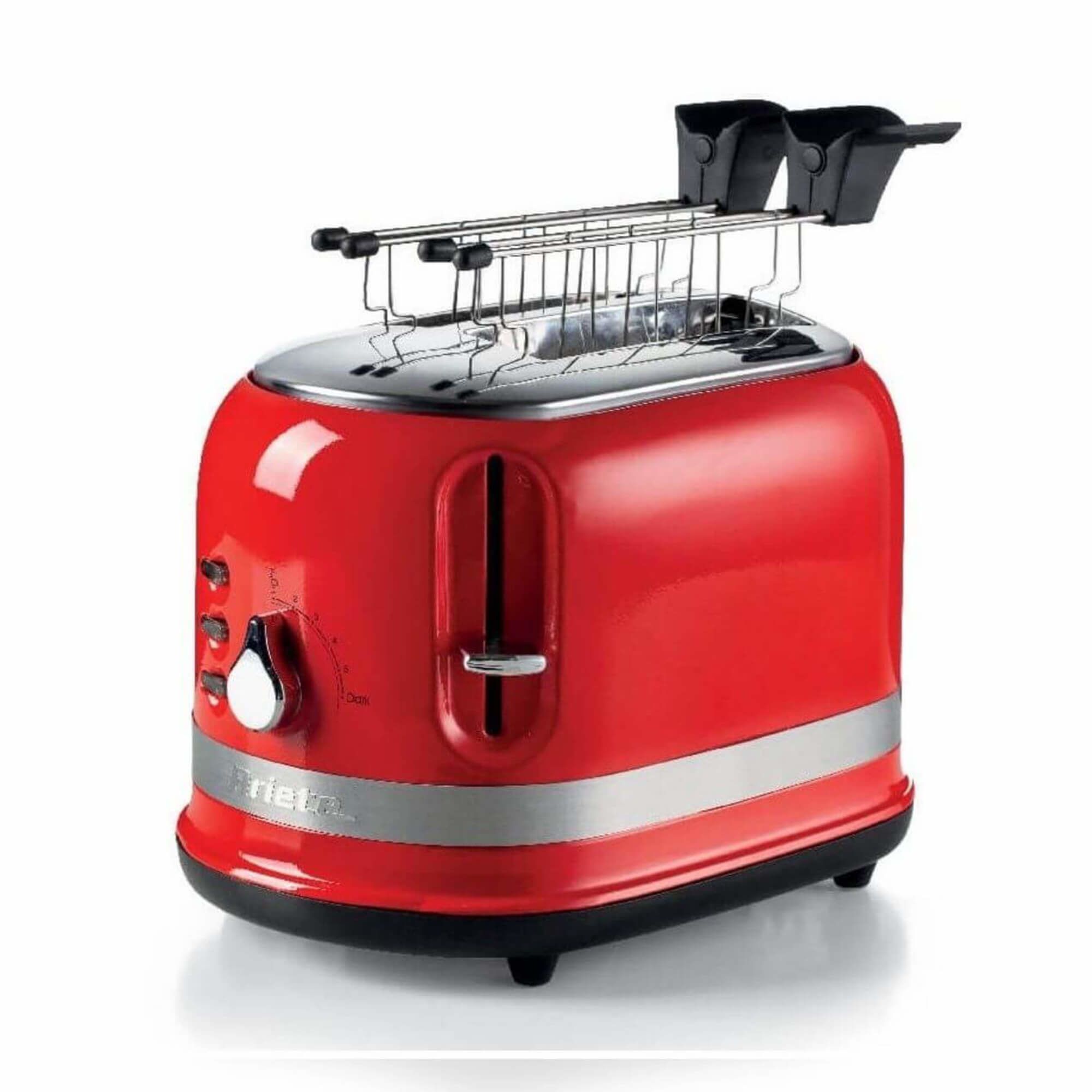 Ariete Moderna 2-Slice Toaster - Red - 6 Browning Levels - 815W