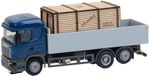 161325 Faller 161325 Digital LKW Scania R 13 HL Pritsche mit Holzkiste (HERPA) Car system H0 Voertuig