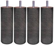MARGOT Chameleon 3700527841809 bedpoten, hout, grijs, eiken, hoogte 30 cm, 4 stuks