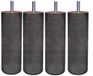 MARGOT Chameleon 3700527841809 bedpoten, hout, grijs, eiken, hoogte 30 cm, 4 stuks