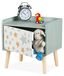 Omgoods - Table de lit pour enfants avec porte pour chambre d'enfant, vert