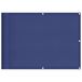 vidaXL Balkonscherm 75x700 cm 100% oxford polyester blauw