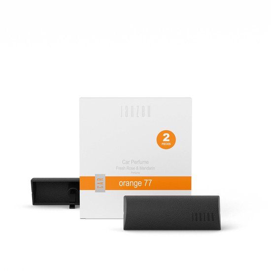 JANZEN Car Perfume - Orange 77 - 2 stuks - Zacht en Bloemig