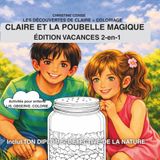 CLAIRE ET LA POUBELLE MAGIQUE (ÉDITION VACANCES 2-en-1): Activités pour enfants LIS. OBSERVE. COLORIE.