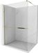 Mexen Kioto+ paroi de douche avec étagère Walk-in 75 x 200, transparent, or