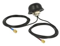 Navilock Multiband GNSS GSM UMTS LTE SMA 28 dBi / 5 dBi 2 x 2 m RG-174 Antenna omnidirectional roof mount outdoor