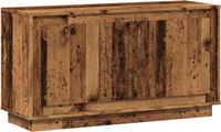vidaXL Dressoir 102x35x55 cm bewerkt hout oud houtkleurig