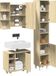 Maison Exclusive - Ensemble de meubles de salle de bain 3 pièces en bois composite chêne Sonoma