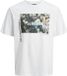 JACK & JONES JREBTOKYO TEE SS CREW NECK T-shirt garçon Blanc Coton Regular Fit
