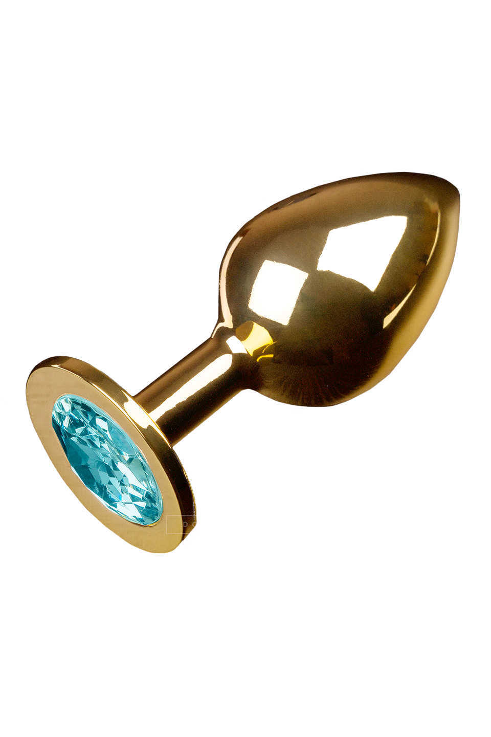 Dolce Piccante Buttplug Jewellery Gold Large Water Blue