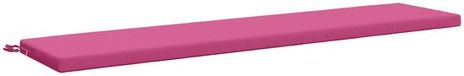 vidaXL Bankkussen SOEST 100% Polyester Roze 180 x 40 x 5 cm