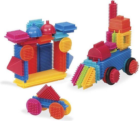Bristle Blocks 50 ass (in pot) - Bouwstenen - 3+ jaar