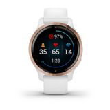 Garmin Venu 2S Smartwatch - 40mm - AMOLED - GPS - Rose Gold/White