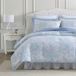 Laura Ashley Queensize dekbedset, katoenen omkeerbare beddengoedset met bijpassende kussenslo(o) p(en), boerderijdecoratie (Bedford Blue (blauw))