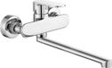 Mexen Milo badkraanknop lange uitloop, chroom - 71335-00