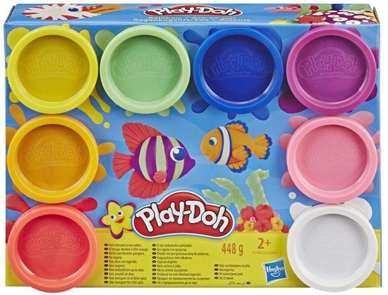 Play-Doh 8 Pack - Boetseerklei - Felle Kleuren