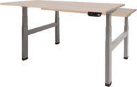 Schaffenburg Dextro Plus Elektrisch Zit-sta Bureau - Bruin - 160x80cm - Gaming