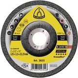 KLINGSPOR 2825 A 24 R 36 disques à tronçonner 125 x 2,5 x 22,23 mm coudé (contenu : 25)