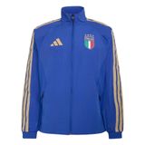 ADIDAS PERFORMANCE Trainingsjack 'Italien Anthem' beige / blauw