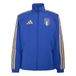 ADIDAS PERFORMANCE Trainingsjack 'Italien Anthem' beige / blauw