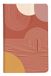 Clairefontaine 116060C - Mini notitieboek met genaaide rug Illustratie Terracotta - 7,5x12 cm 48 pagina's effen papier ivoor 90g - Terracotta Collectie - 6 ontwerpen, levering willekeurig