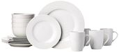 Amazon Basics Servies voor 4 personen, 16 stuks, wit