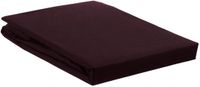 Ambiante Katoen Hoeslaken 200x200 cm Donker Rood