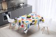 Bonamaison Tafelkleed, Anti-Mold, Sneldrogend, Waterdicht, 100% Polyester Tafellaken, 140cm x 140cm - Ontworpen en Vervaardigd in Turkije