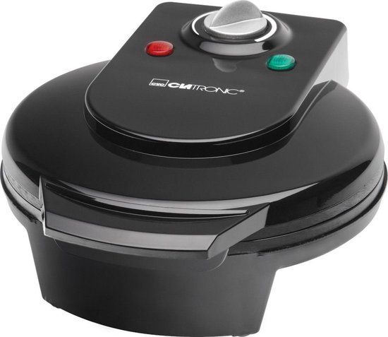 Clatronic WA 3491 Wafelijzer - Hartvormig - 1200W - Zwart