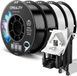 Creality CR-PETG Filament 1,75 mm, 4 kg, zwart-wit, 3D-printerfilament, PETG, maatnauwkeurigheid +/-0,02 mm, vacuümverpakking, nette spoel, 4 x 1 kg spoel, 2 wit + 2 zwart