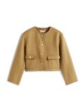 Tommy Hilfiger Df Wool Blend Reg Jacket Desert Khaki Taille: 38