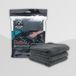 Chemical Guys Workhorse Professional Grade Microfiber Towel (Rubber/Plastic/Vinyl) - Black 16x16'' (3 Pack)