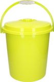 Plasticforte Poubelle verrouillable avec couvercle - Vert - 21 Litres - Plastique