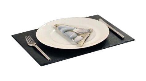 KESPER 38101 Serveerschaal - Zwart - Leisteen - 40x30cm