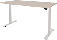 Schaffenburg Zit Sta Bureau - Elektrisch 180x90 Eiken - Wit Frame
